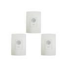 Kit C/3 - Sensor Qualitronix Parede Embutir Foto 180O. Co...