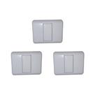 Kit C/3 - Sistema Perlex Branca (Placa 2X2 Cega 0) 30Pl0Br Kit C/3 - Sistema Perlex Branca (Placa 2X2 Cega 0) 30Pl0Br