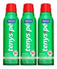 Kit C/3 Spray Tenis Pé Baruel Jato Seco Canforado 92g
