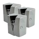 Kit C/3 Suporte Porta Guardanapo Plástico Mesa Balcão Vision Bettanin Superpro Papel Liso
