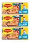 Kit C/3 Tempero Caldo De Galinha 12 Tablets 114g Maggi