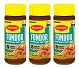 Kit C/3 Tempero Pó Para Aves E Peixes Maggi Fondor Vd 120g