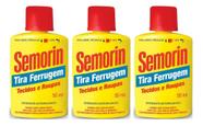 Kit C/3 Tira Ferrugem Semorin Tecidos Roupas 50ml
