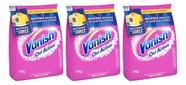 Kit C/3 Tira Manchas Vanish Oxi Action Cores Pó Refil 240g