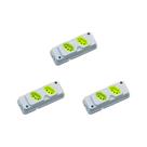 Kit C/3 - Tomada Barra Fiolux Dupla 20A 2 Polos+Terra C...