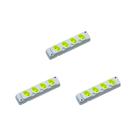 Kit C/3 - Tomada Barra Fiolux Quadrupla 2Polos 20A Cinza