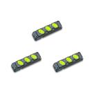 Kit C/3 - Tomada Barra Fiolux Tripla 2P 20A Preto
