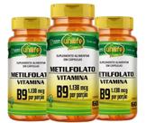 KIT C/3 Un. Suplemento Metilfolato B9 1.138mcg 60 Cápsulas - Unilife