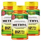 KIT C/3 Un. Vitamina B12 Metilcobalamina60 Cápsulas Vegano - Unilife