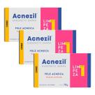 Kit c/3 und Acnezil Sabonete em Barra 70g Pele Acneica Kit c/3 und Acnezil Sabonete em Barra 70g Pele Acneica