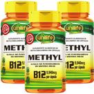 KIT C/3 Vitamina B12 Metilcobalamina 180 Caps Vegano Unilife