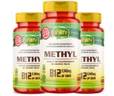 Kit C/3 Vitamina B12 Metilcobalamina 60 Caps Vegano Unilife Kit C/3 Vitamina B12 Metilcobalamina 60 Caps Vegano Unilife