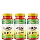KIT C/3 Vitamina B3 Niacina 500mg 60 Caps Vegana Unilife