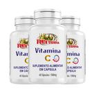 Kit C/3 Vitamina C 60 Cápsulas 500mg - Rei terra Kit C/3 Vitamina C 60 Cápsulas 500mg - Rei terra