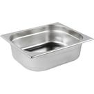 Kit C/ 30 Cubas Gastronômicas Inox Gn 1/2x100 Sem Alça