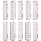 KIT C/ 30 Luminária Luz De Emergência Recarregável 30 Led Segurimax