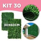 Kit C/30 Placa Buchinho 60x40 Jardim Vertical Artificial Parede Verde Painel Decorativo
