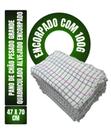Kit C/ 30un Pano De Chão Xadrez Quadriculado Encorpado Grande - Neves - Pesado 100g 47x70cm