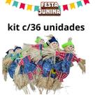 Kit c/36 Espantalho Decoração Festa Junina 39cm palito 70637