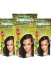 Kit C/ 3un Henê Da Amazônia Em Gel Preto Médio 180g