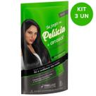 Kit C/ 3un Henê Pelúcia Morena Desejada Pouch 180g Carvão Kit C/ 3un Henê Pelúcia Morena Desejada Pouch 180g Carvão