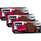 Kit c/ 3und Bolo Double Chocolate C/ Gotas S/ Gluten BELIVE 260g