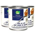 Kit c/ 3und Doce de Leite Zero Ad. Açucar S LOURENCO 345g