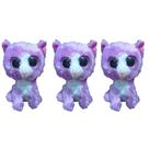 Kit C/3x Brinquedo de Pelúcia Gato Roxo - Ty Rara Kit C/3x Brinquedo de Pelúcia Gato Roxo - Ty Rara