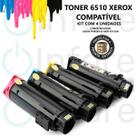 Kit C/4 6510 Toner para WorkCentre 6515 Phaser 6510 Compatível