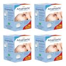 KIT C/4 Absorvente Seios Amamente Premium Anti-vazamento 30un