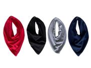 Kit C/ 4 Babador Bandana Materno Infantil