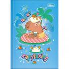 Kit c/ 4 Caderno Brochura Grande Capivara Capyclub 80fls - Tilibra
