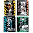 Kit c/ 4 cadernos univ. performance c/ 80 folhas - credeal Kit c/ 4 cadernos univ. performance c/ 80 folhas - credeal