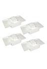 Kit C/ 4 Caixa P/ Embutir Na Laje Painel Plafon Led 12 Watts