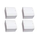 Kit C/4 - Caixa Passagem Pvc 14,5X15 Perlex Sobrepor Kit C/4 - Caixa Passagem Pvc 14,5X15 Perlex Sobrepor
