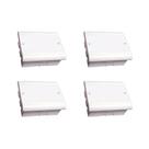 Kit C/4 - Caixa Passagem Pvc 22X18 Perlex Embutir Kit C/4 - Caixa Passagem Pvc 22X18 Perlex Embutir