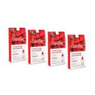 Kit c/ 4 Caixas de Folhas para Depilação Corporal Morango depilflax c/24 unid