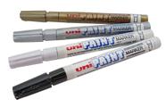 Kit c/ 4 Caneta Permanente Uniball Paint Maker Px-21 Fine