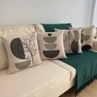Kit C/4 Capas De Almofadas Essência Orgânica Verde 43cm