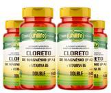 KIT C/4 Cloreto De Magnésio Pa C/ Vita B6 60 Cáps - Unilife