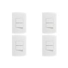 Kit C/4 - Conjunto Peesa Alfa 1505B 2 interruptores Paral...