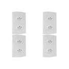 Kit C/4 - Conjunto Peesa Alfa 1547 2Tom 20A Branco Kit C/4 - Conjunto Peesa Alfa 1547 2Tom 20A Branco