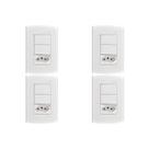 Kit C/4 - Conjunto Peesa Alfa 1548A 2 interruptores Sim.T... Kit C/4 - Conjunto Peesa Alfa 1548A 2 interruptores Sim.T...
