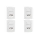 Kit C/4 - Conjunto Peesa Alfa 1548C 1S.1P.Tom 10A Branco