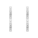 Kit C/4 - Conjunto Perlex''Branca''Sem Placa(1Campainha) ...