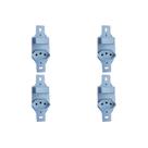 Kit C/4 - Conjunto Perlex''Branca''Sem Placa(1Paralelo+To...