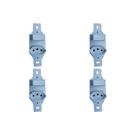 Kit C/4 - Conjunto Perlex''Branca''Sem Placa(1Paralelo+To...