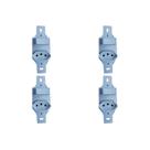 Kit C/4 - Conjunto Perlex''Branca''Sem Placa(1Paralelo+To...