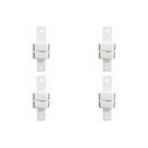 Kit C/4 - Conjunto Perlex''Branca''Sem Placa(2Paralelos) ...