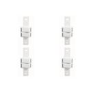 Kit C/4 - Conjunto Perlex''Branca''Sem Placa(2Simples) 2282